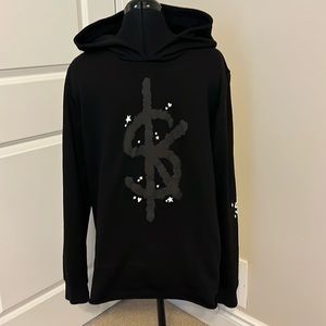STREETWEAR YLSK Black Hoodie Sweatshirt